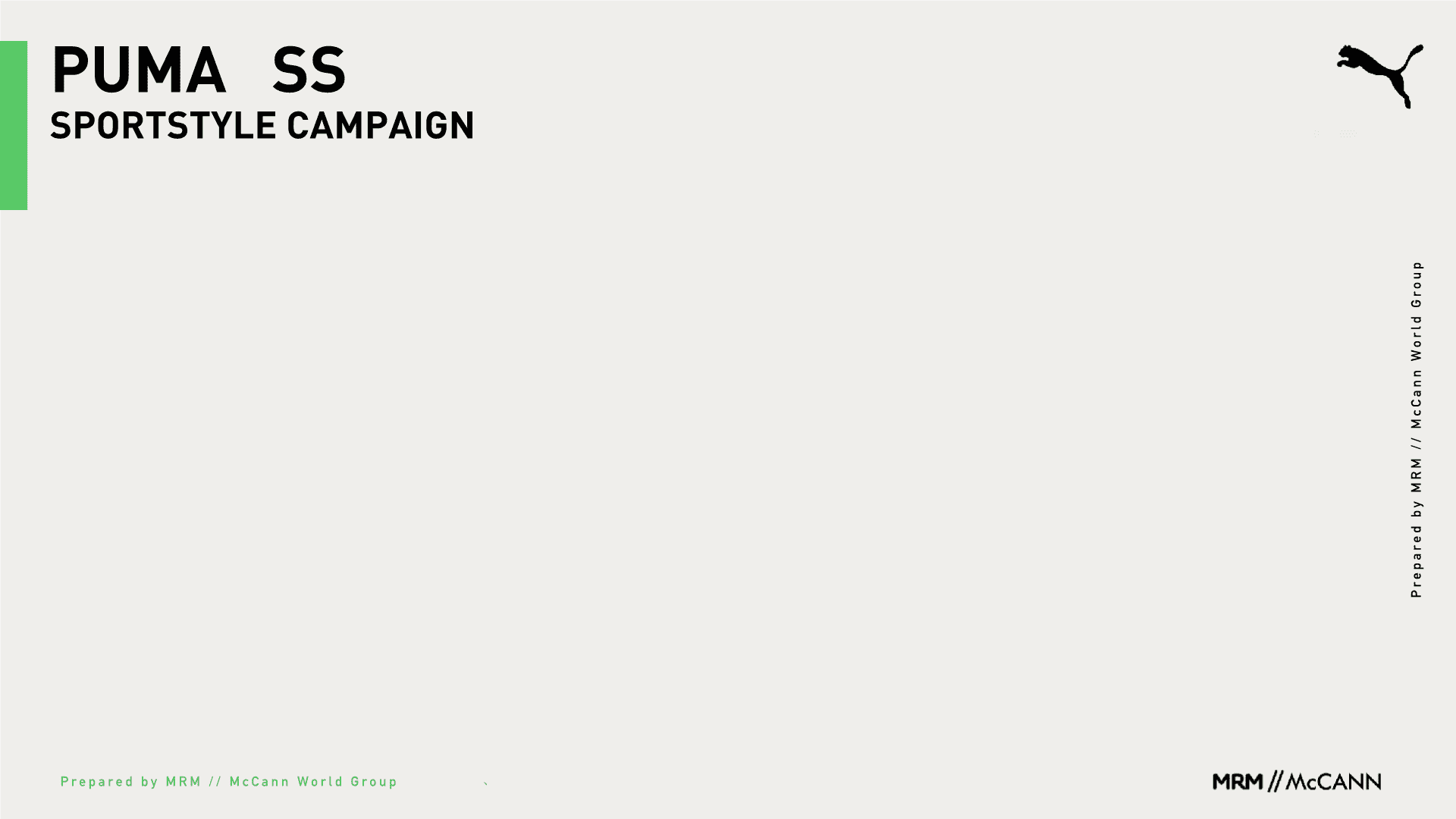 彪马SS运动新品发布活动策划方案PUMA SS SPORTSTYLE CAMPAIGN