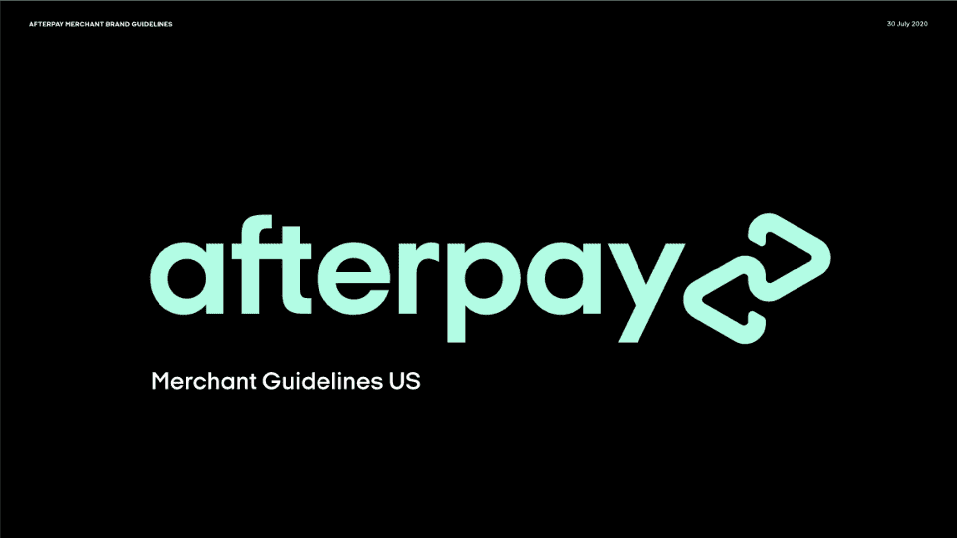 Afterpay_MerchantGuidelines_US品牌手册【英文】