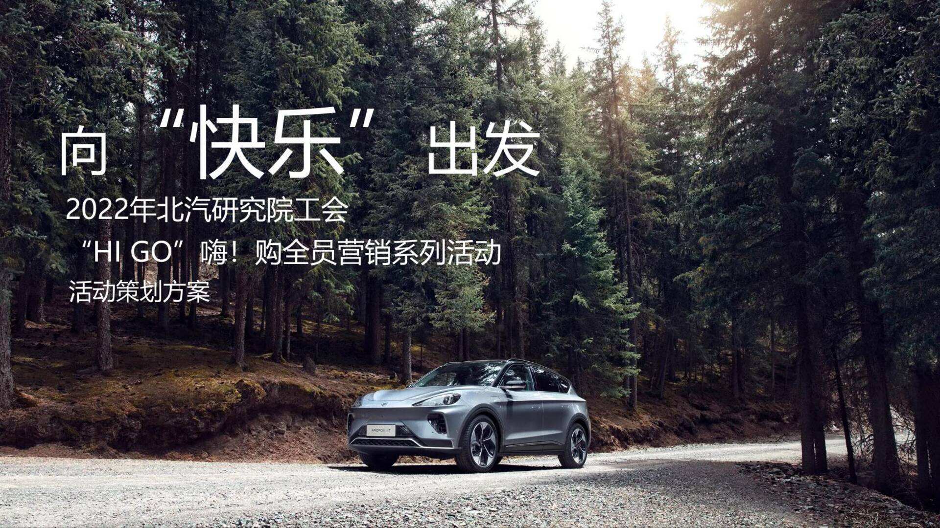 2022极狐北汽研究院工会全员营销系列活动