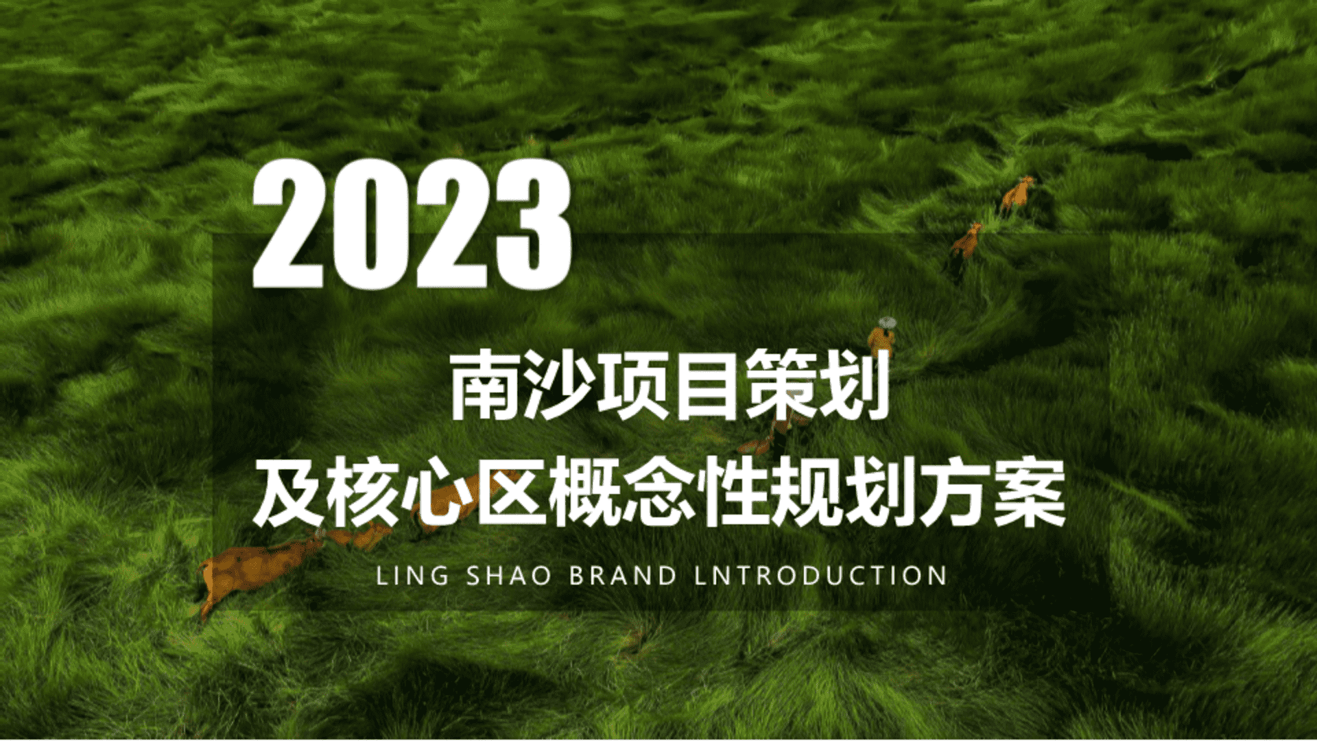2023南沙项目策划及核心区概念性规划案