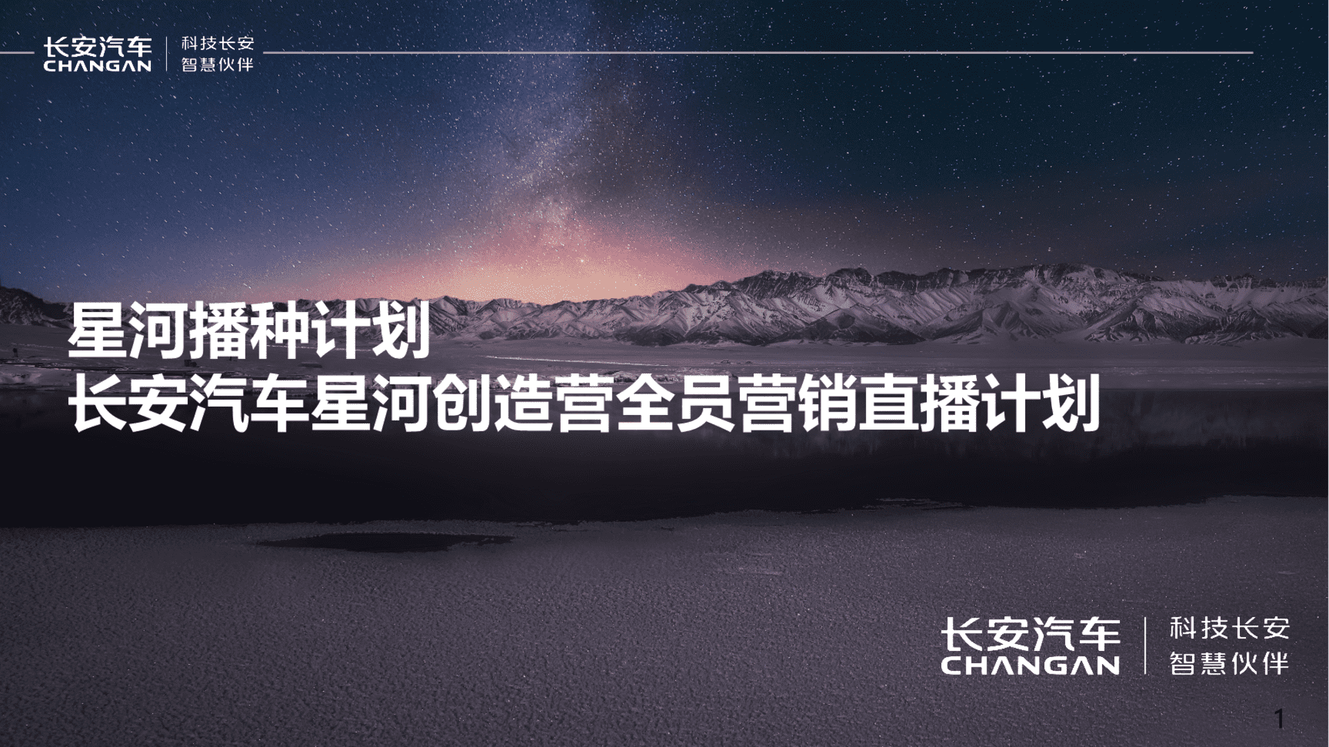 长安汽车品牌新车型创造营全员营销直播计划案