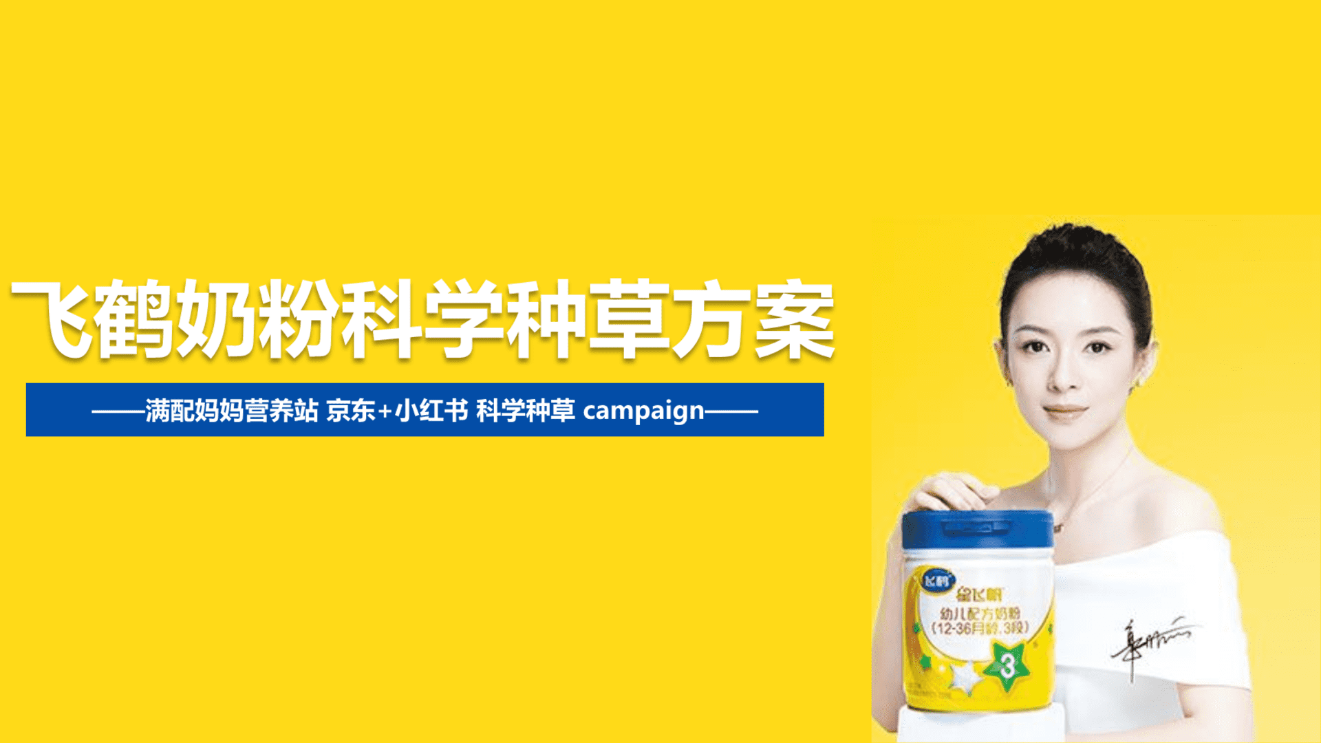 飞鹤奶粉科学种草方案