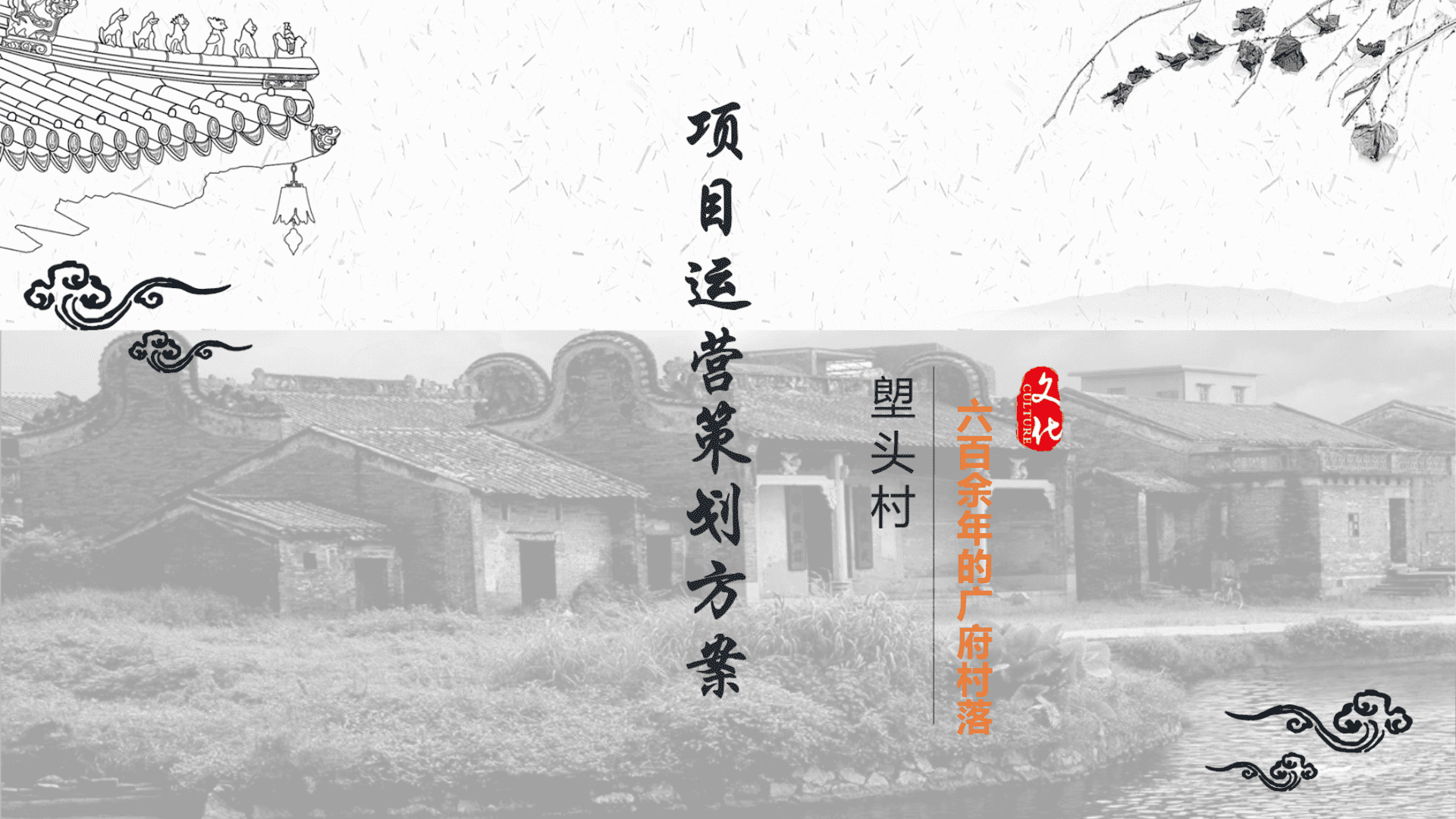 2023旅游小镇文旅项目定位运营策划方案