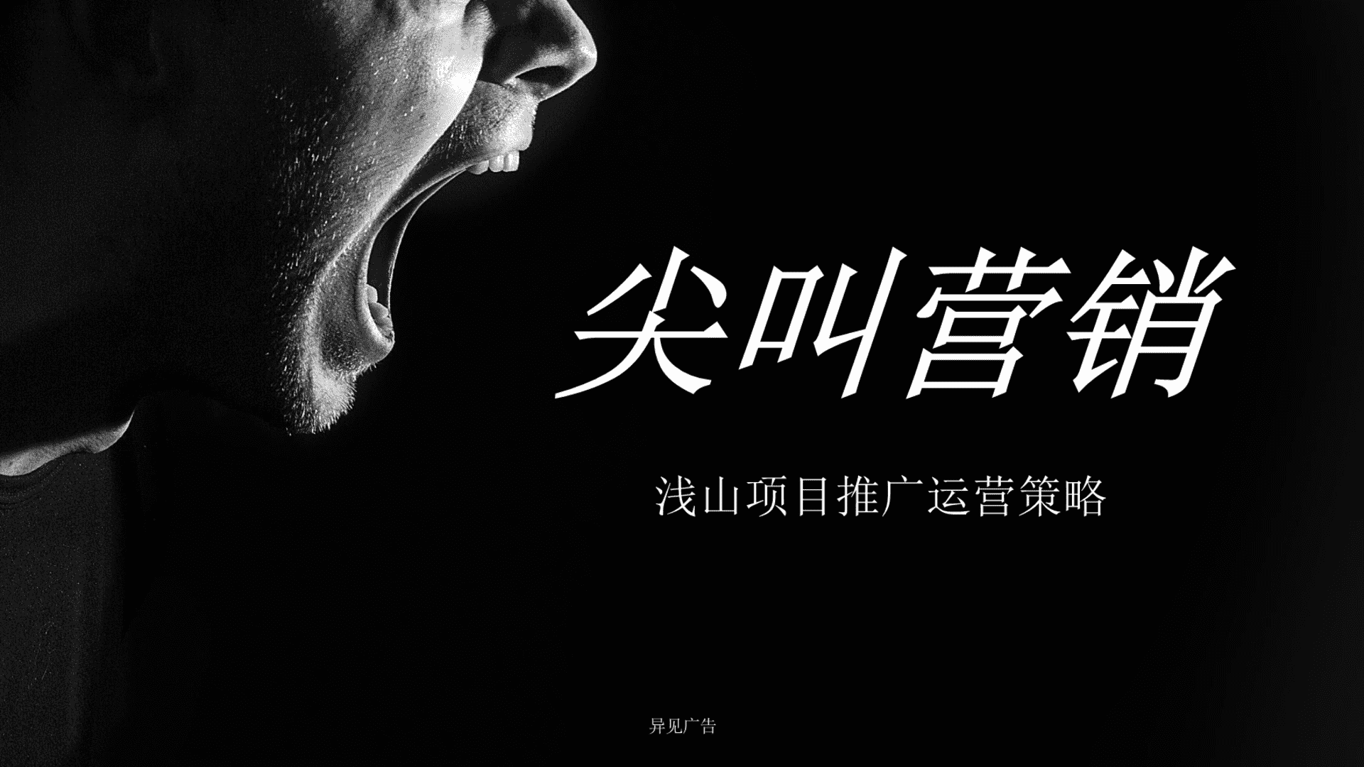 浅山项目推广运营策略方案-异见广告