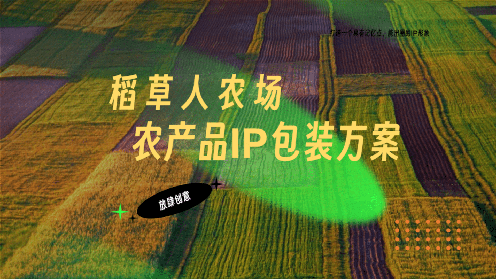 稻草人农场-农产品IP推广包装思考