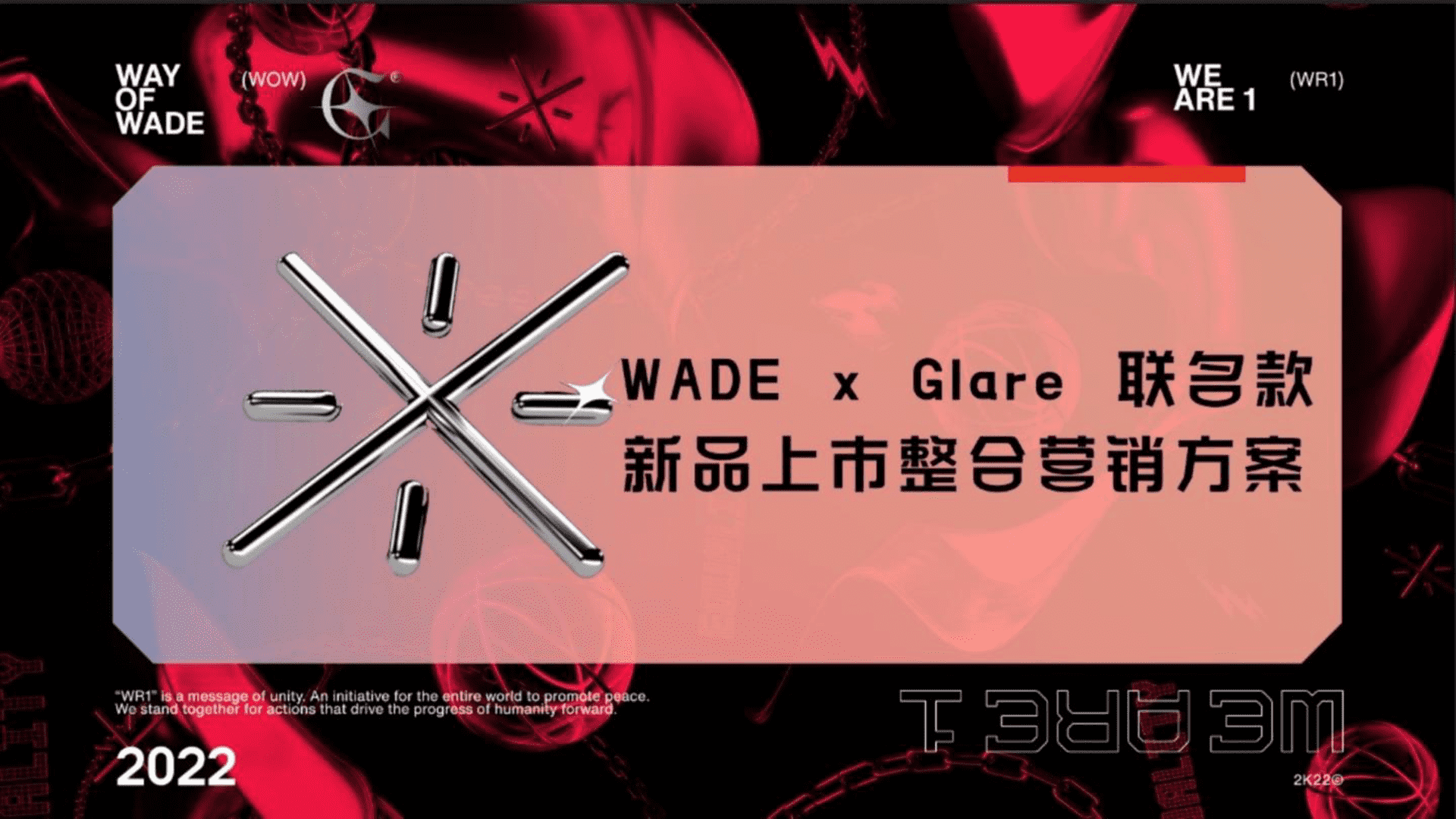 2022 WADE×Glare联名款10周年联名款新品上市整合营销方案