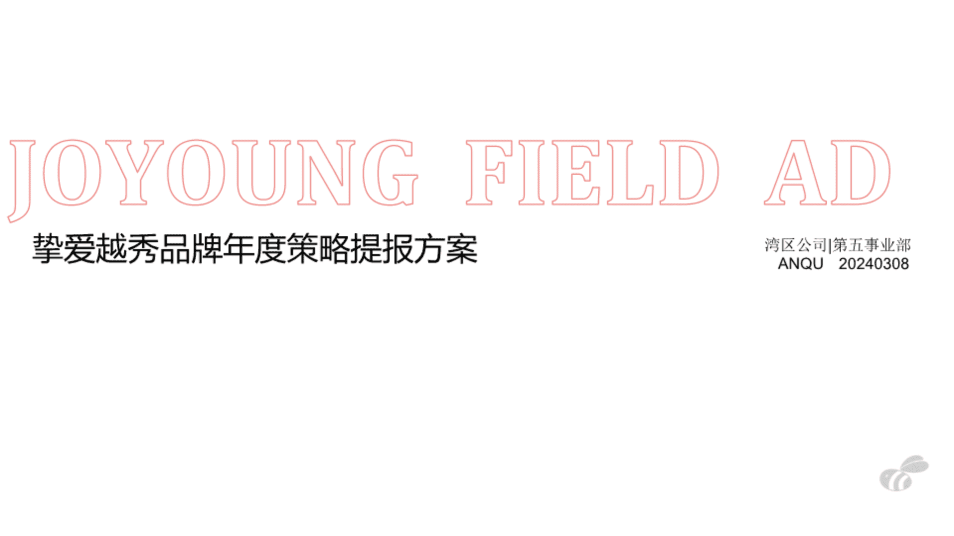 2024挚爱越秀品牌年度策略提报方案