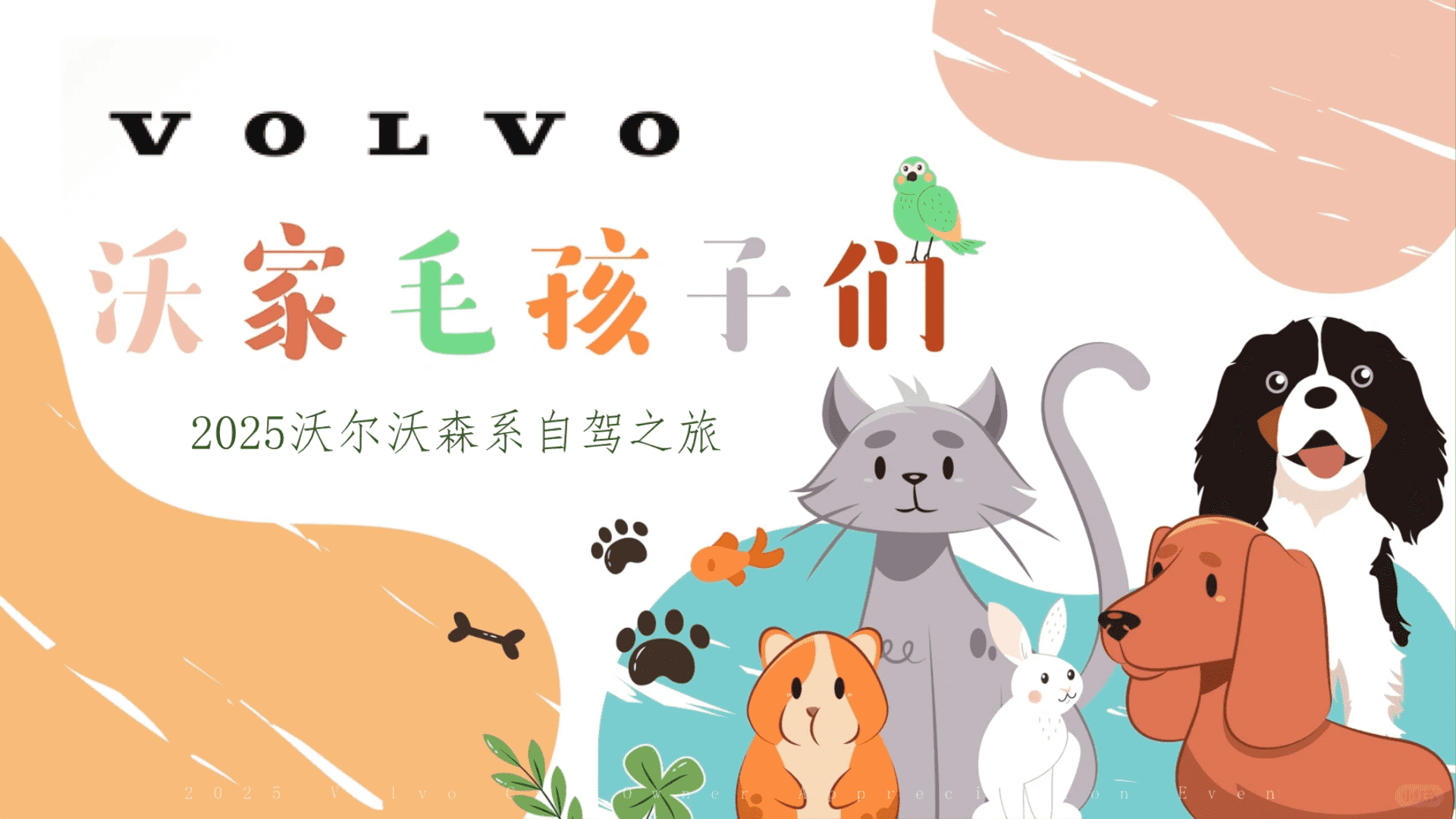 2025“沃”家毛孩子春季萌宠乐园试驾试乘汽车沙龙会活动策划方案