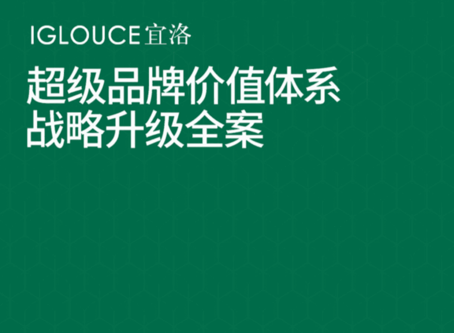宜洛家具超级品牌价值体系战略升级全案