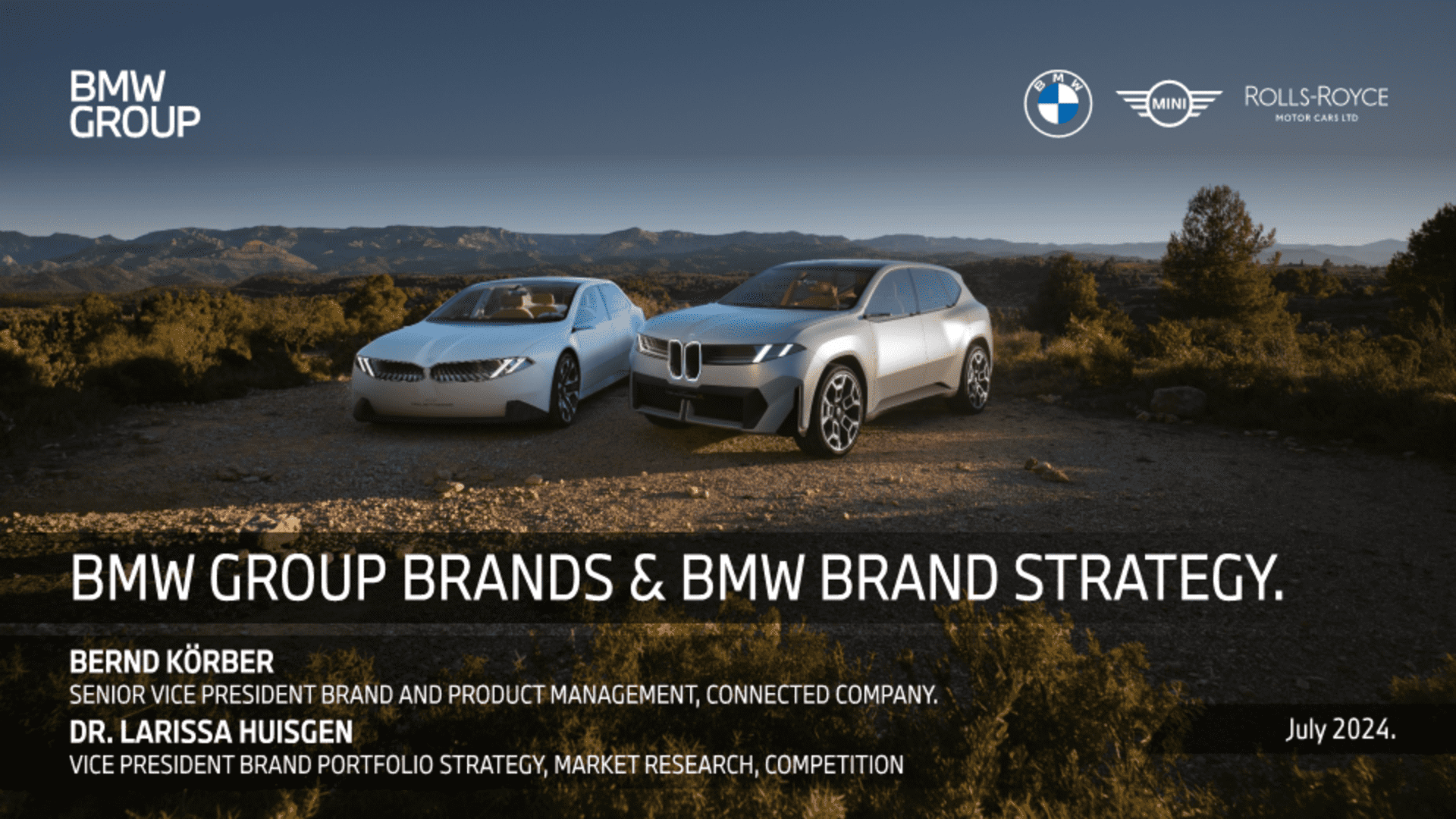 2024 BMW宝马集团手册