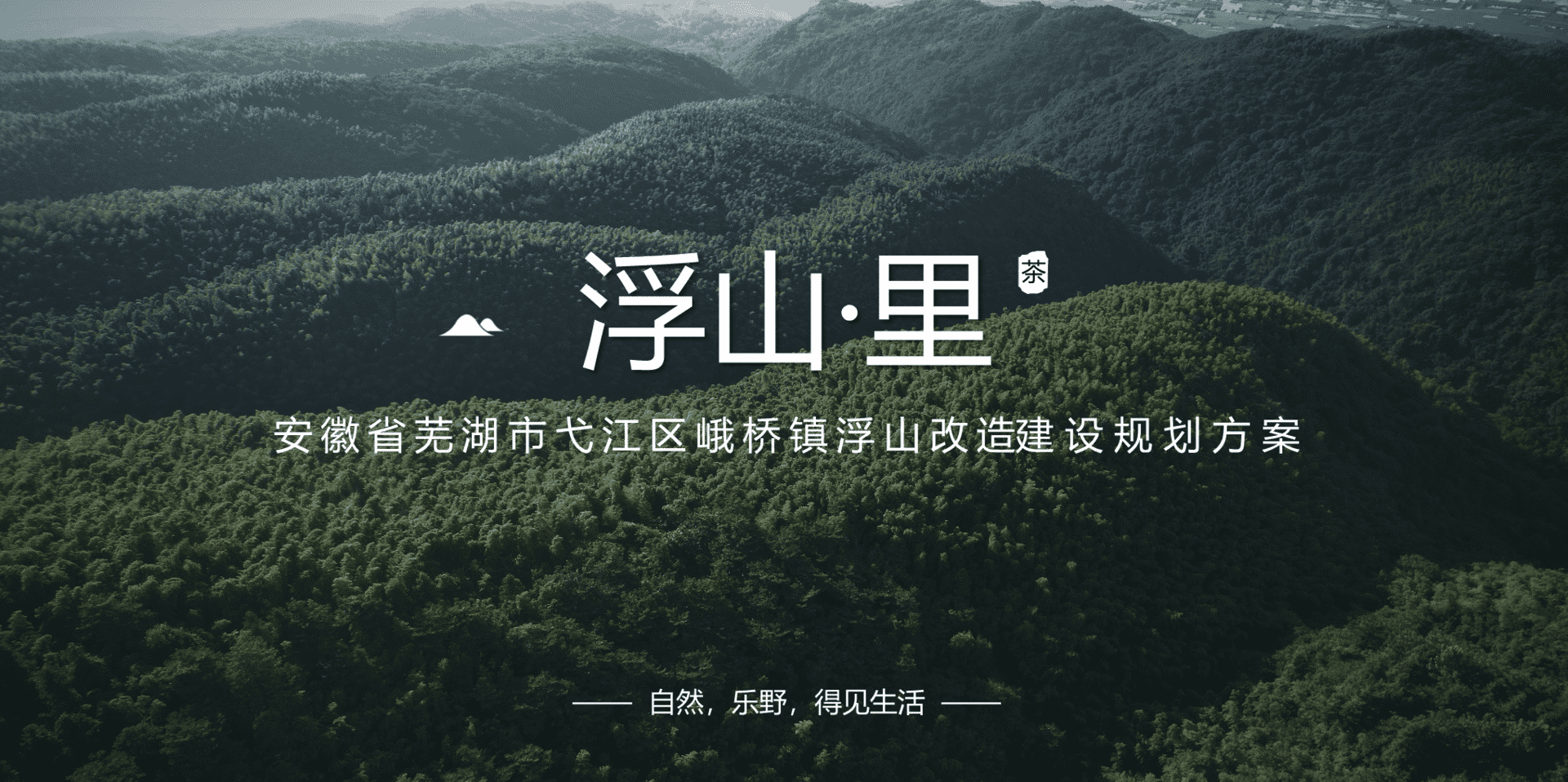安徽省芜湖市弋江区峨桥镇浮山·里改造建设规划方案