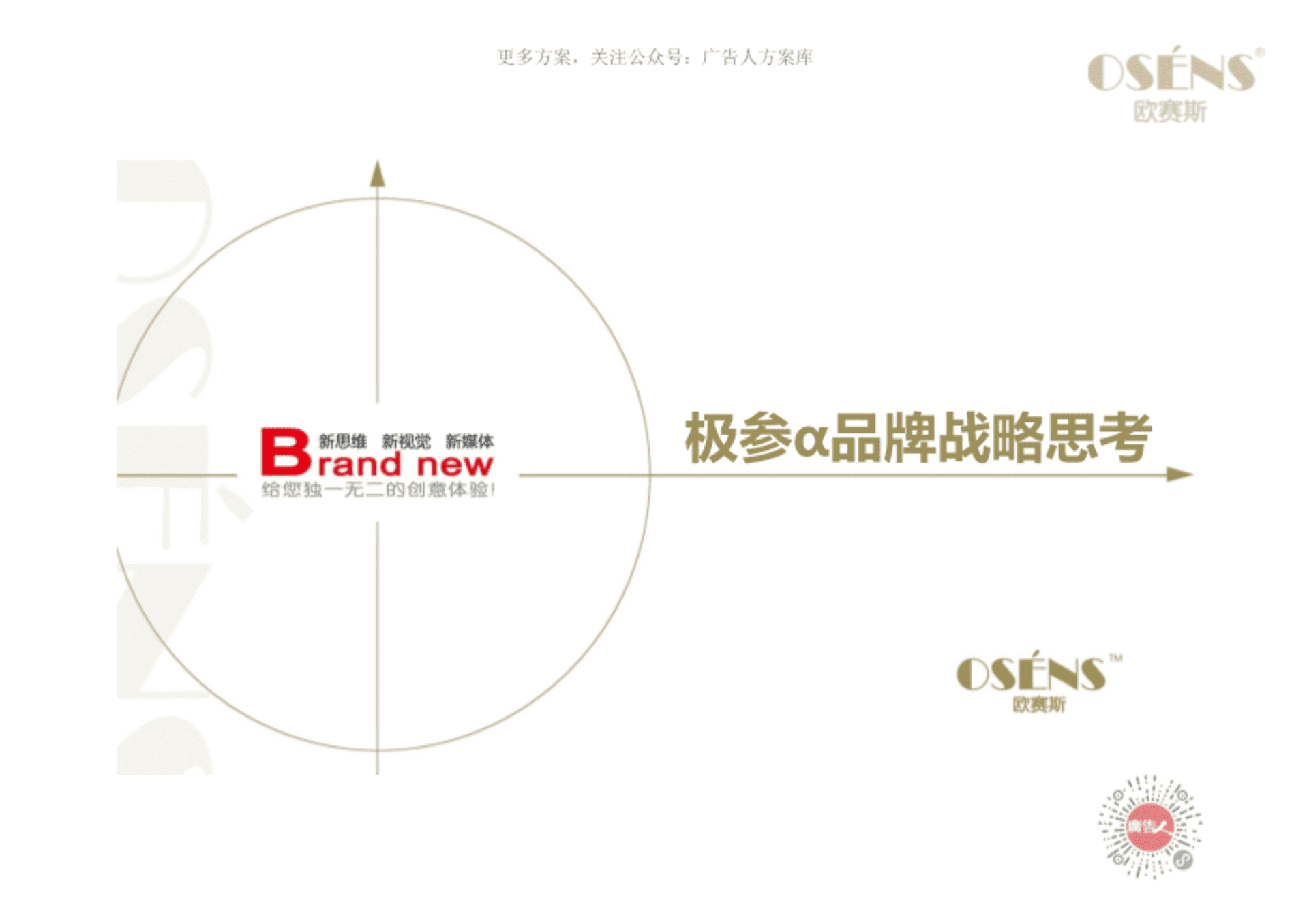 欧赛斯-极参α人参含片品牌策划定位及整合营销创意规划案