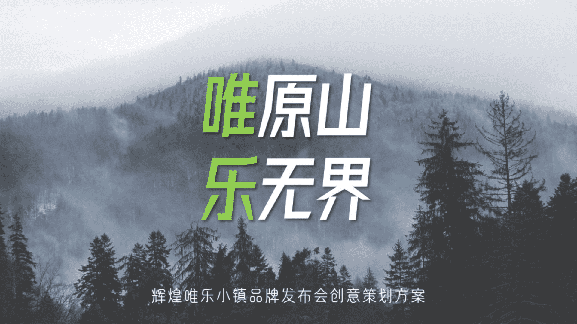 唯乐小镇品牌发布创意方案