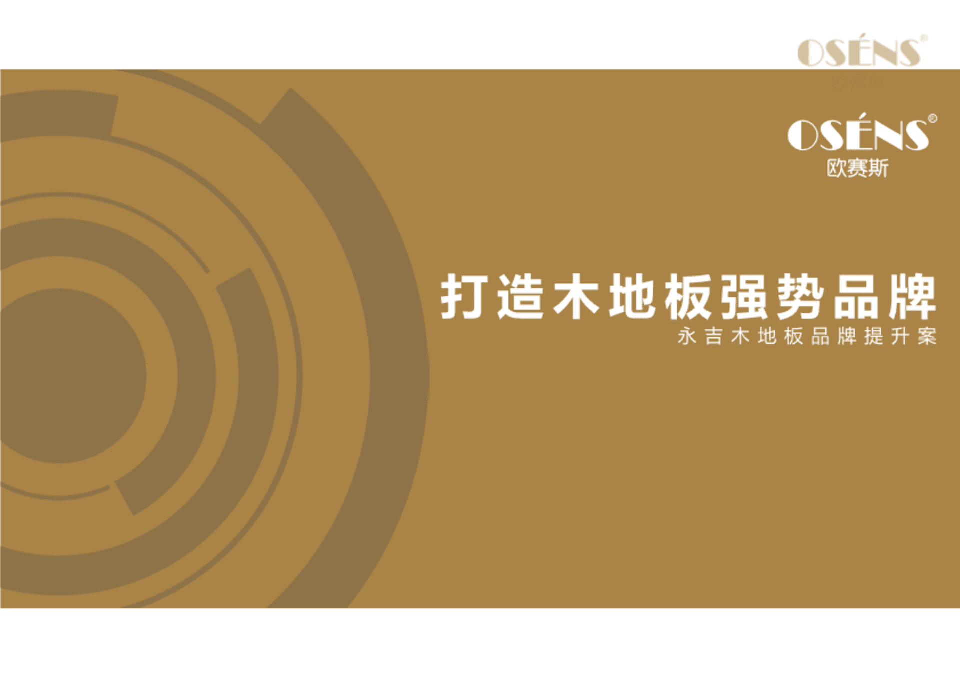 欧赛斯-品牌案例：永吉地板品牌战略规划
