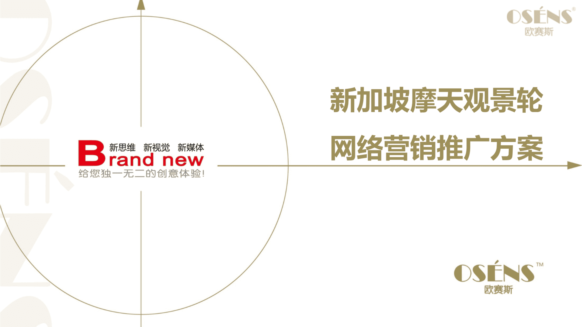 欧赛斯新加坡摩天观景轮游乐场娱乐行业网络数字营销推广方案