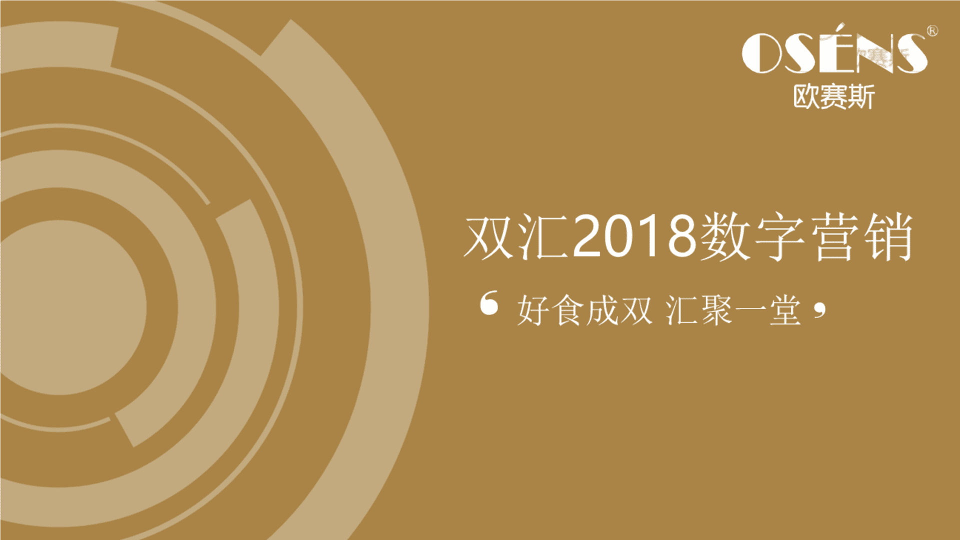 欧赛斯-双汇品牌数字营销方案