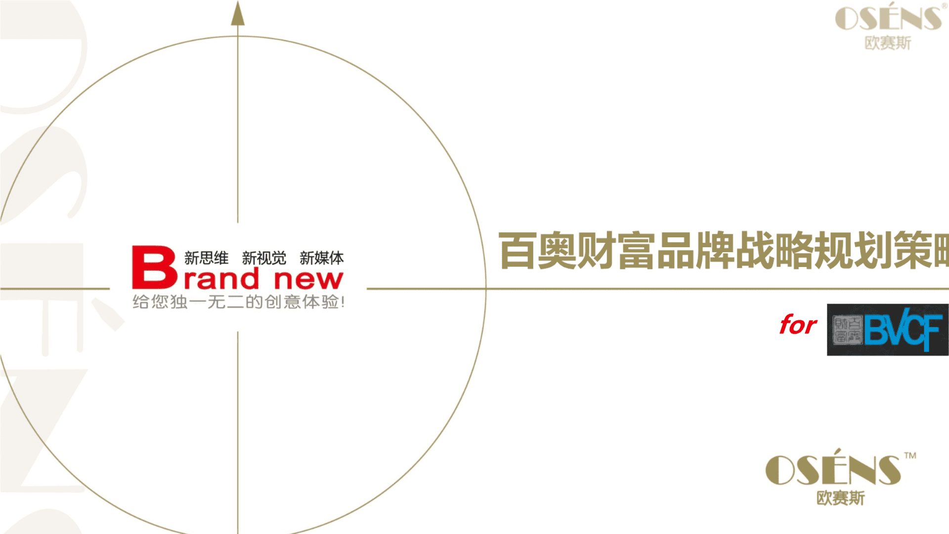 欧赛斯-百奥财富品牌战略规划思路方案