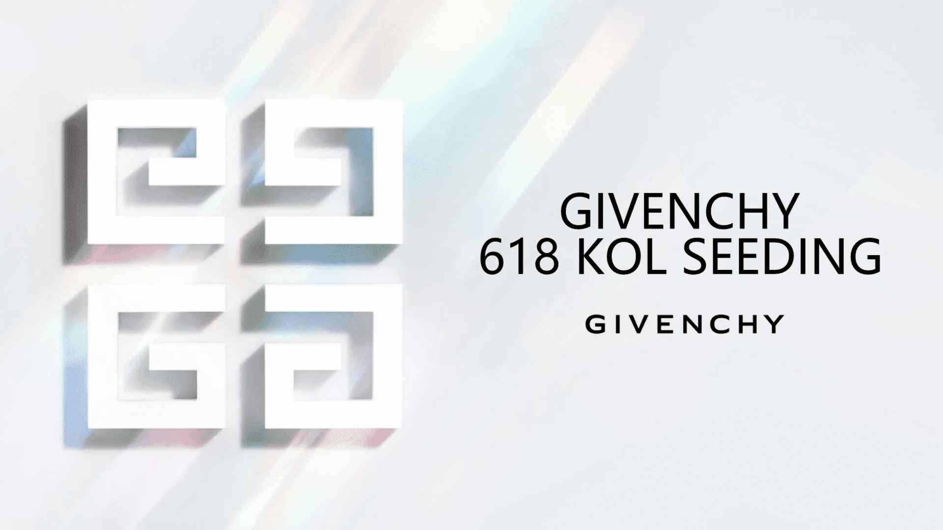 纪梵希618KOL社交媒体传播方案