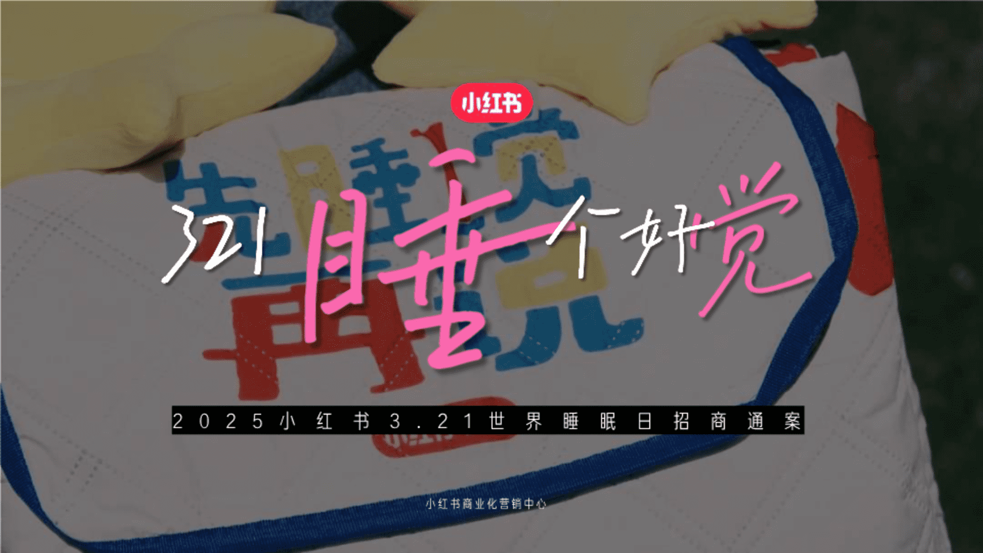 2025小红书3.21睡个好觉招商通案