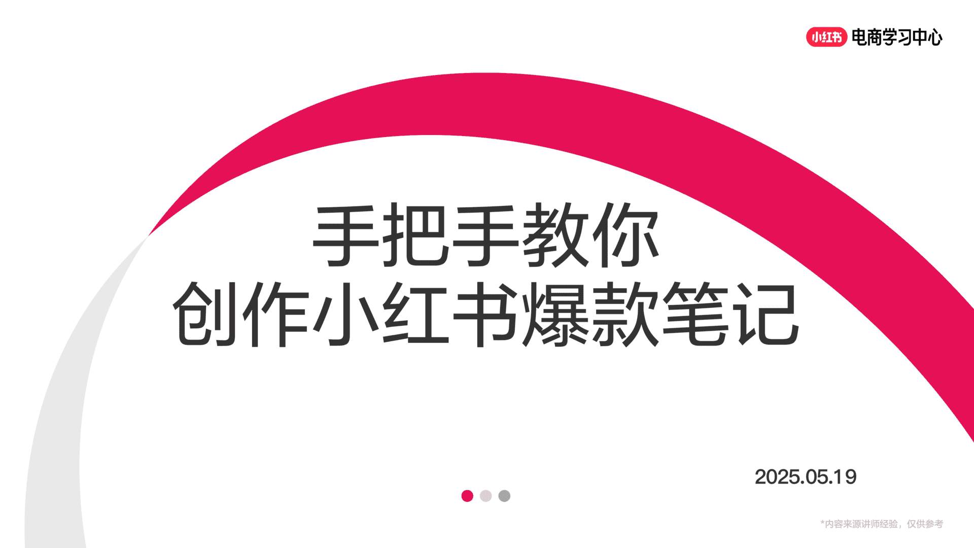 2025手把手教你创作小红书爆款笔记