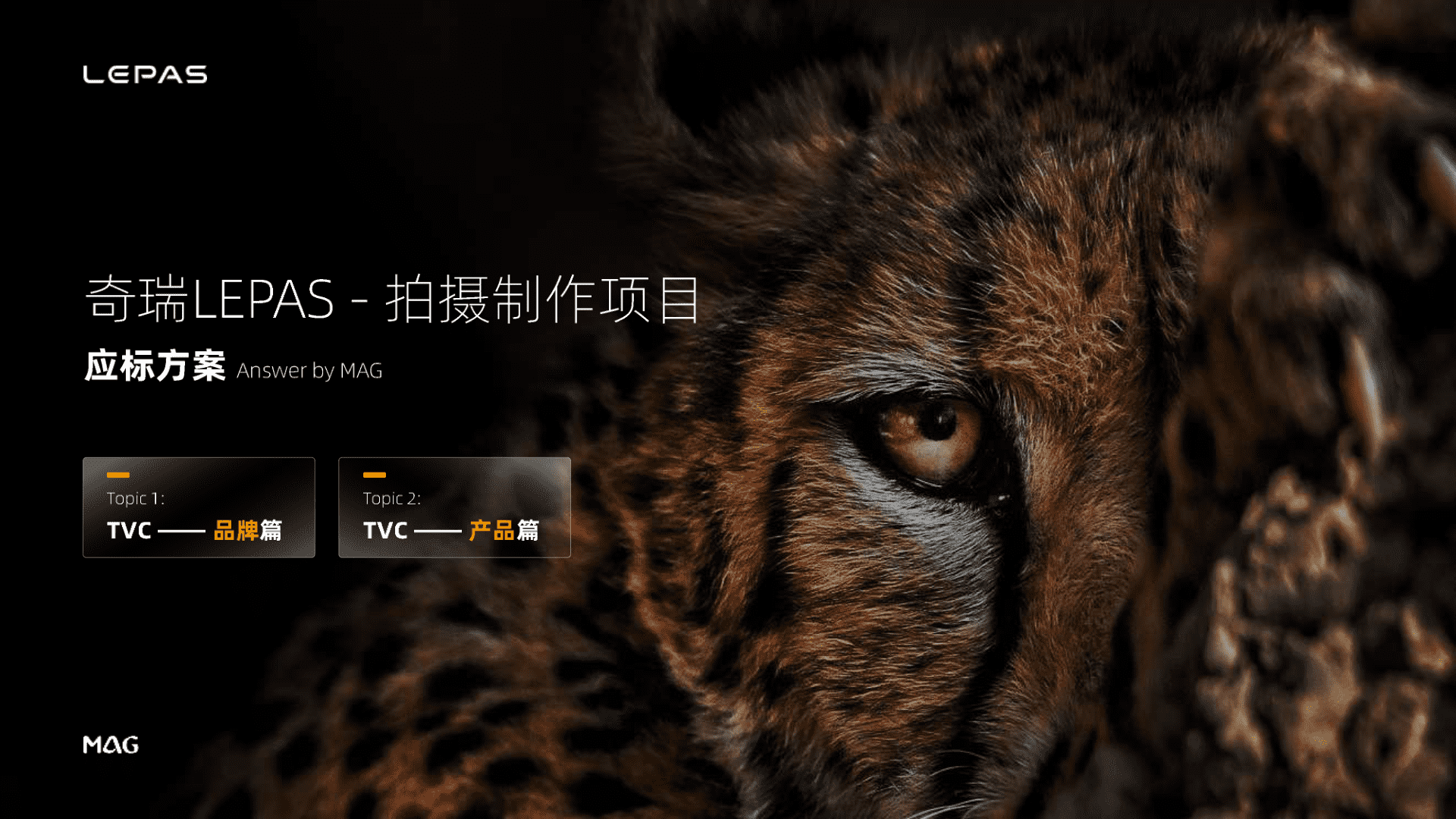 奇瑞LEPAS品牌新车上市TVC创意方案