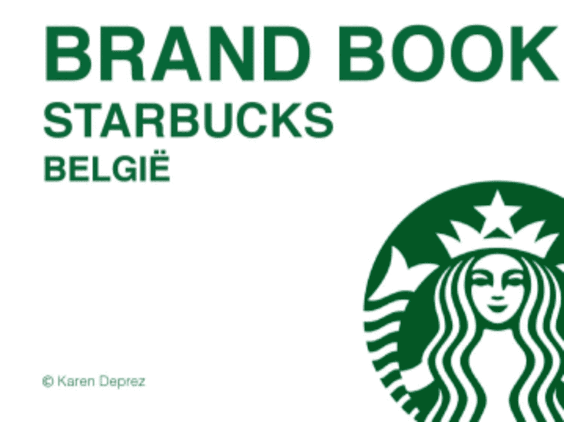 星巴克 Starbucks 视觉识别手册-英文版