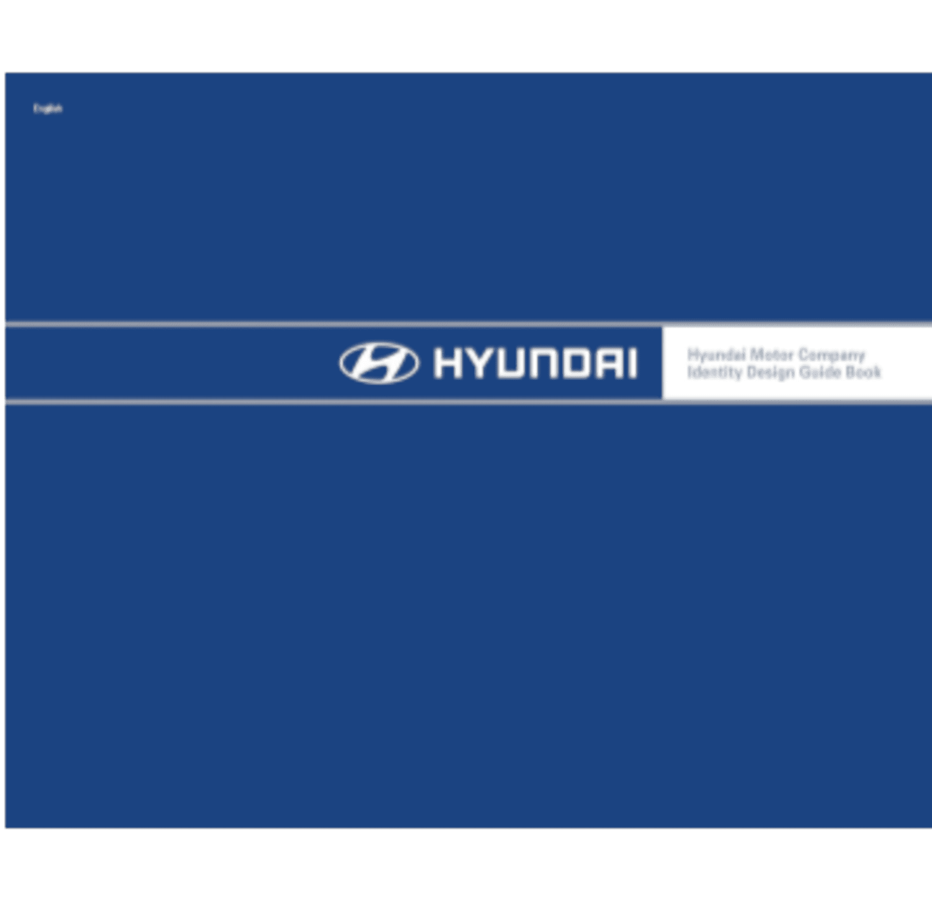 现代汽车VI视觉识别手册-英文版Hyundai Identity