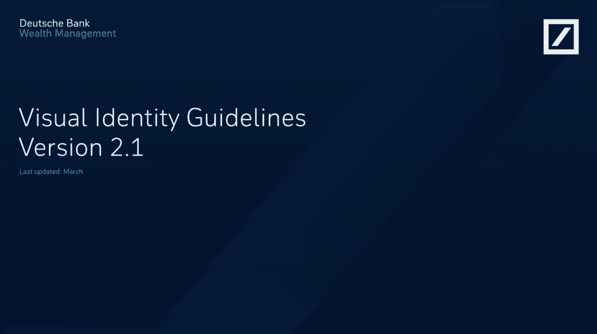 德意志银行品牌VI识别手册