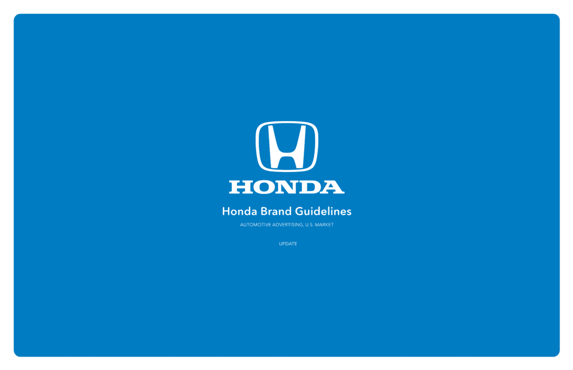 Honda-本田汽车品牌手册