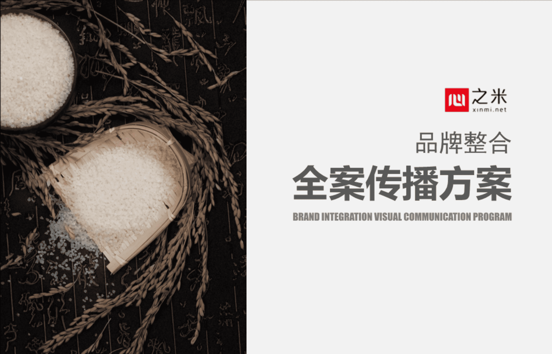 心之米品牌策略全案【大米】