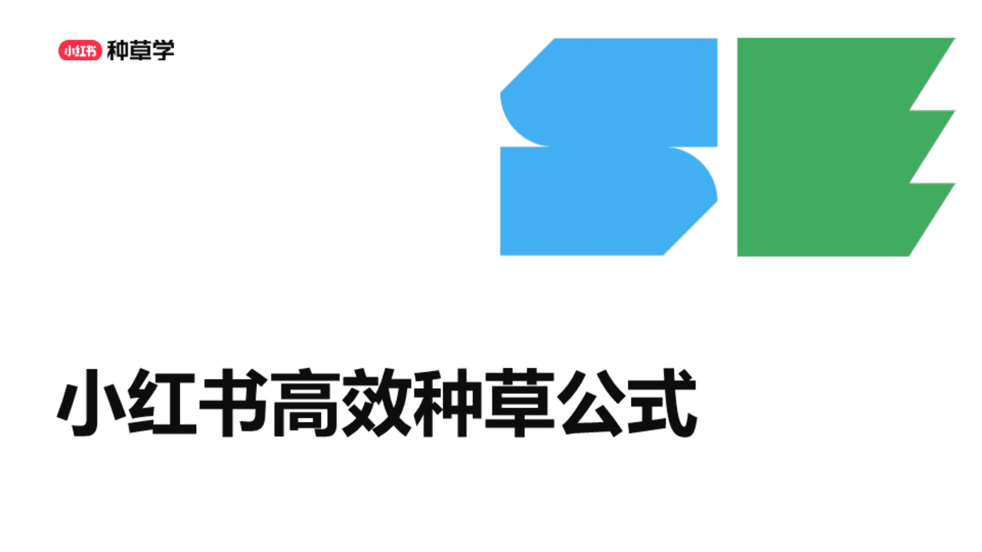 2026小红书高效种草必备公式