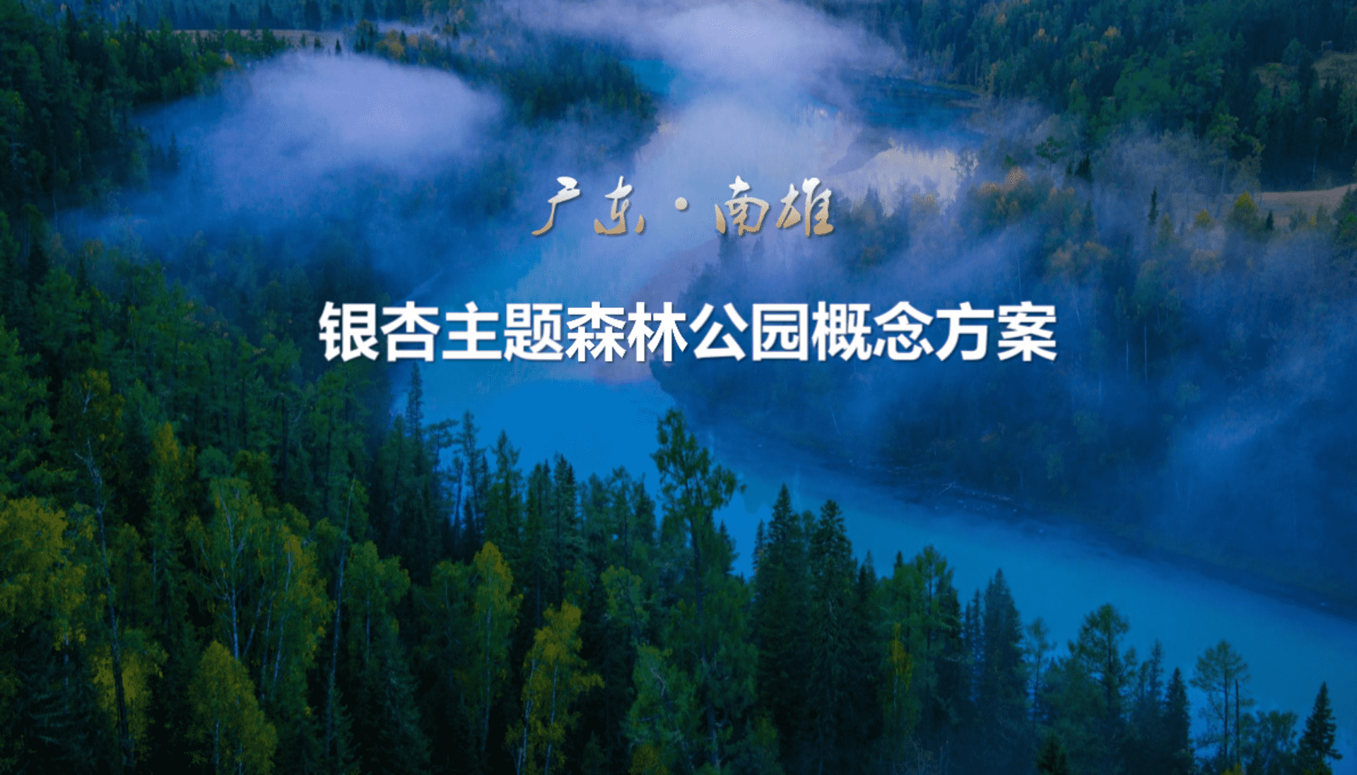 2024韶关南雄银杏主题森林公园总体设计概念规划方案