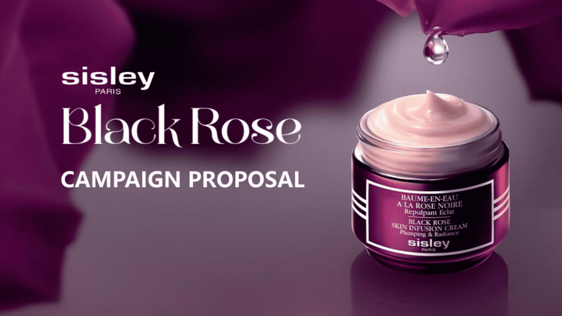 Sisley希思黎黑玫瑰 campaign proposal【综艺】