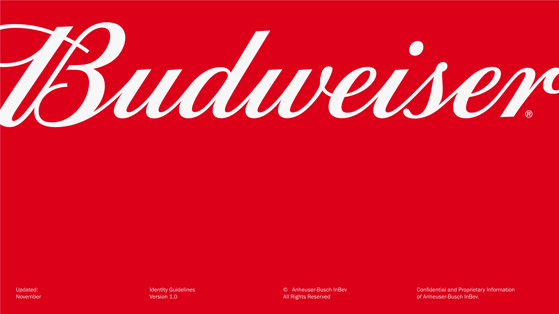 百威啤酒Budweiser品牌VI手册
