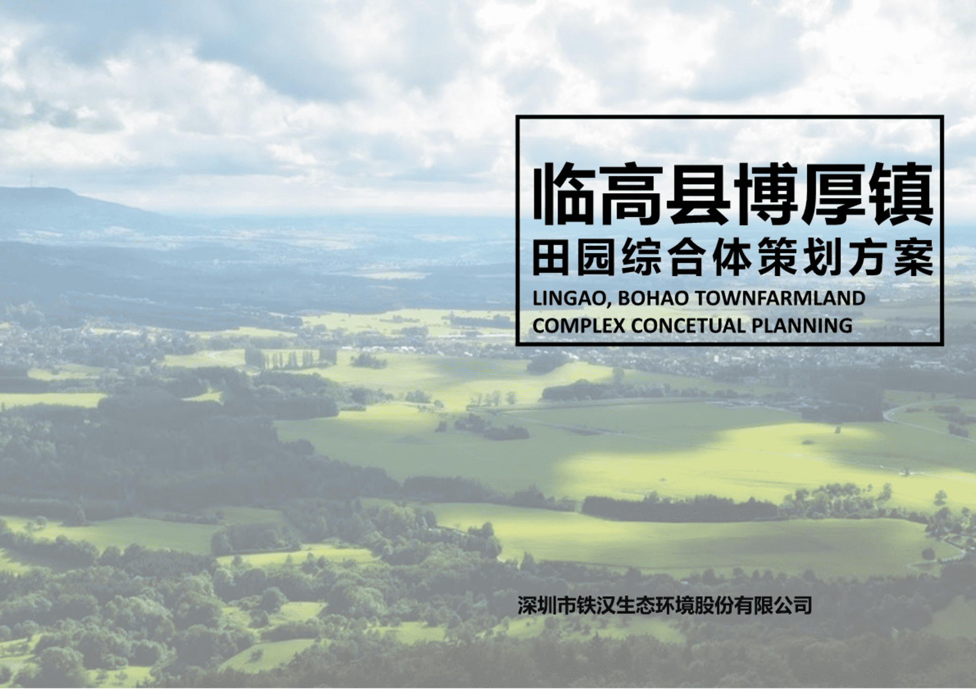 临高县博厚镇田园综合体策划方案