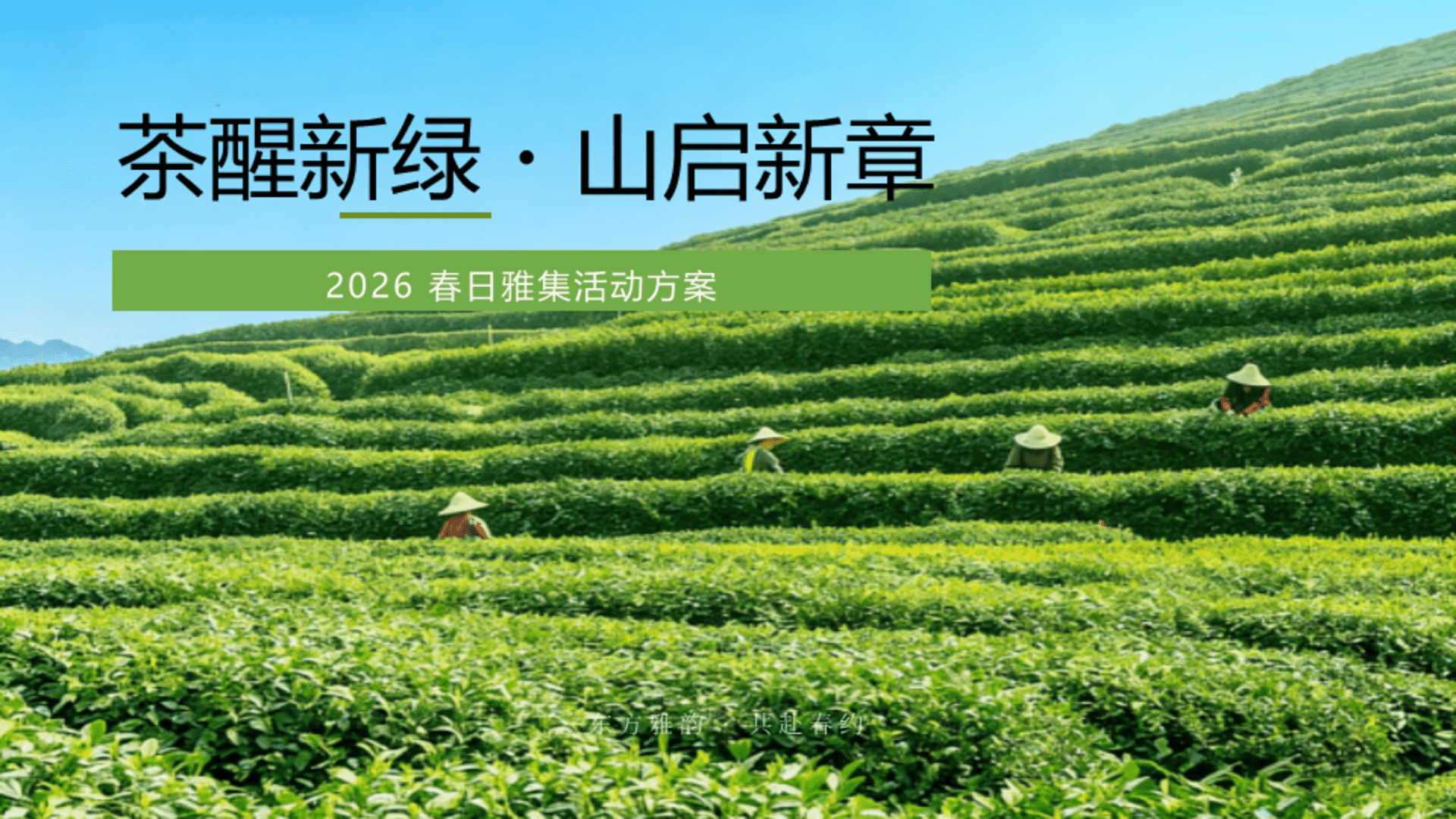 2026春日雅集“茶醒新绿·山启新章”活动策划方案
