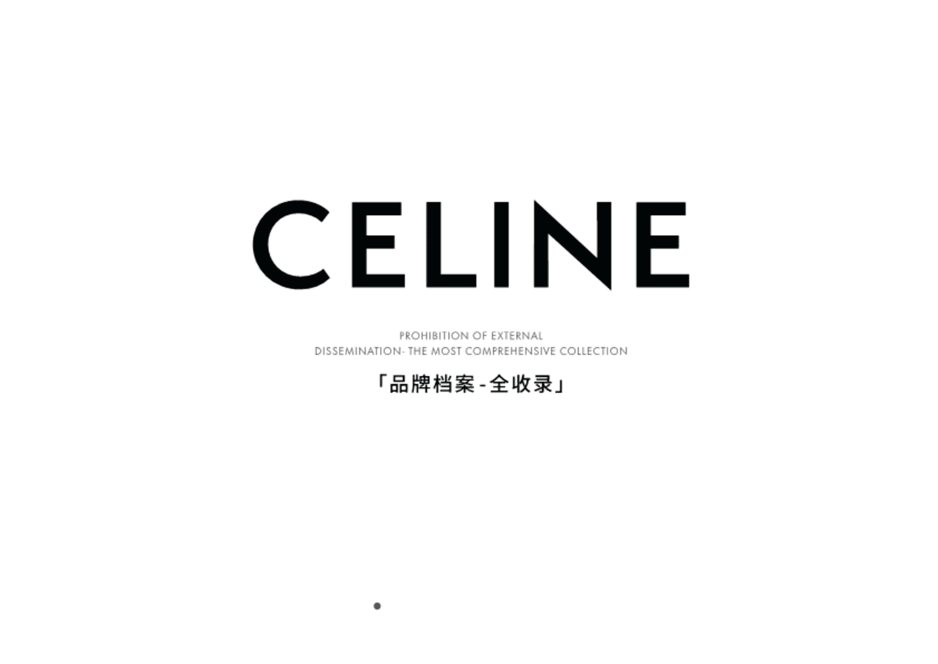 CELINE思琳品牌手册