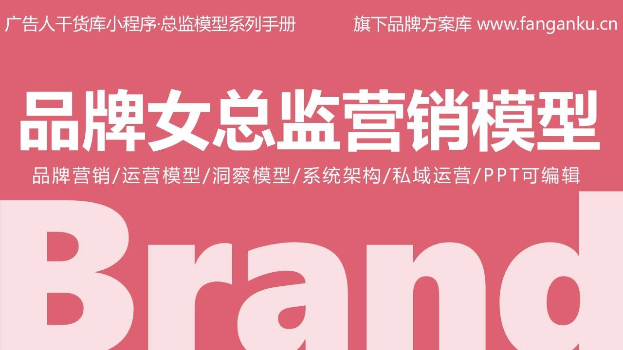 2027品牌创意总监工作模型手册